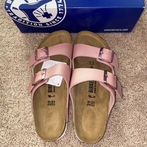 Birkenstock Arizona BS Icy Metallic Old Rode Size8